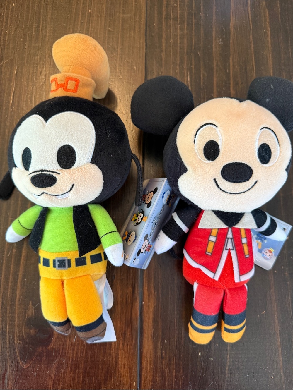 Disney Kingdom Hearts Plushies- Set of 2 goofy and Mickey